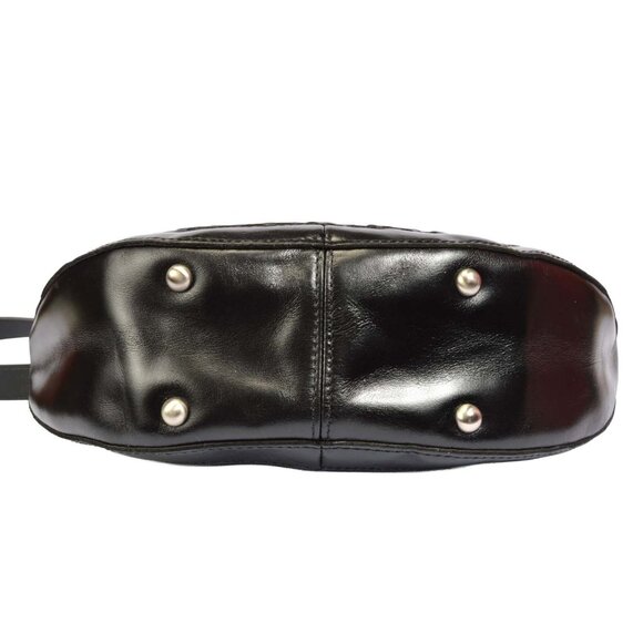 PATRICIA NASH OSSI WOVEN SATCHEL BLACK (SHOULDER STRAP ADDED) - Picture 14 of 15